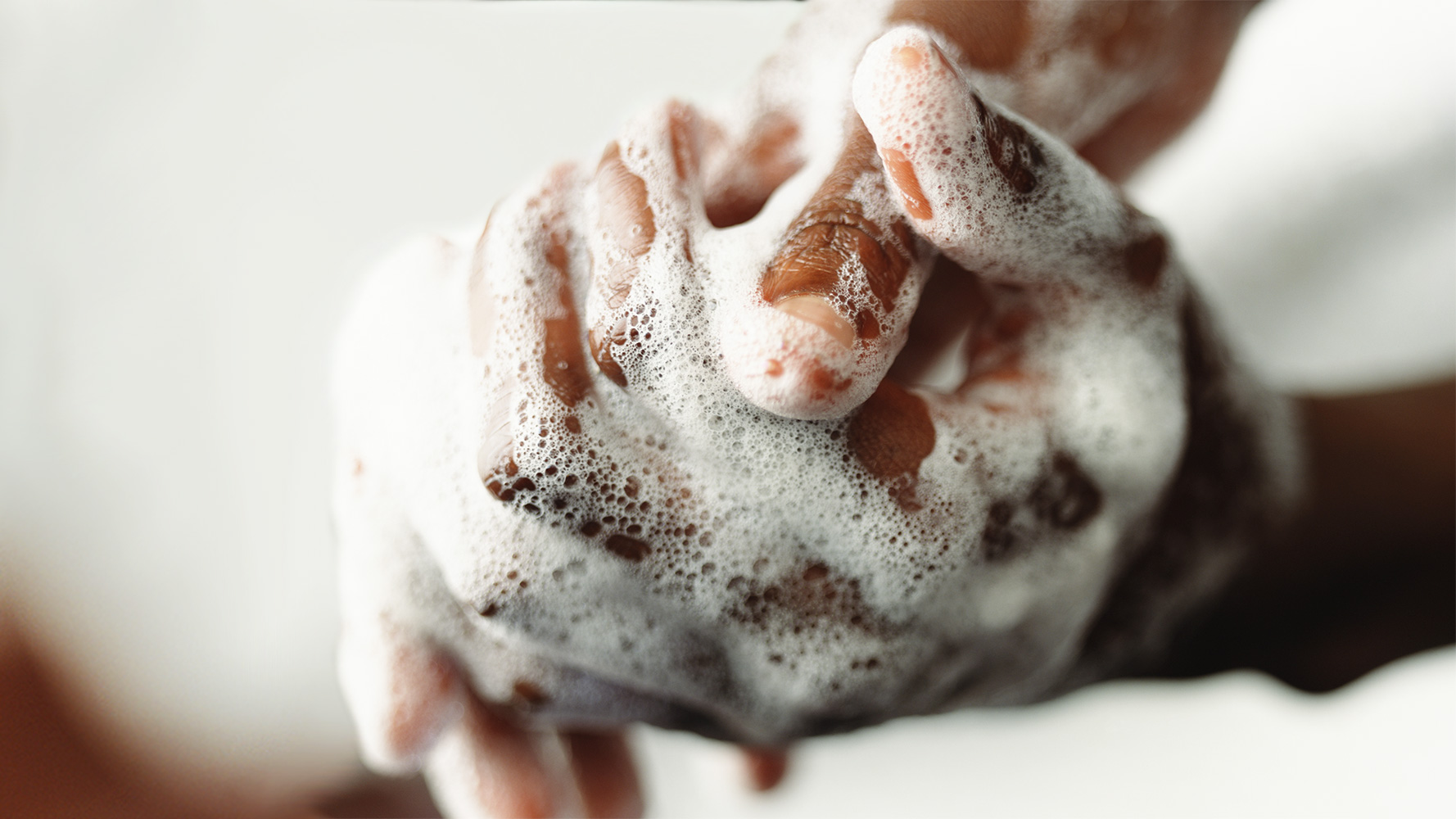 Lavage de mains avec du savon